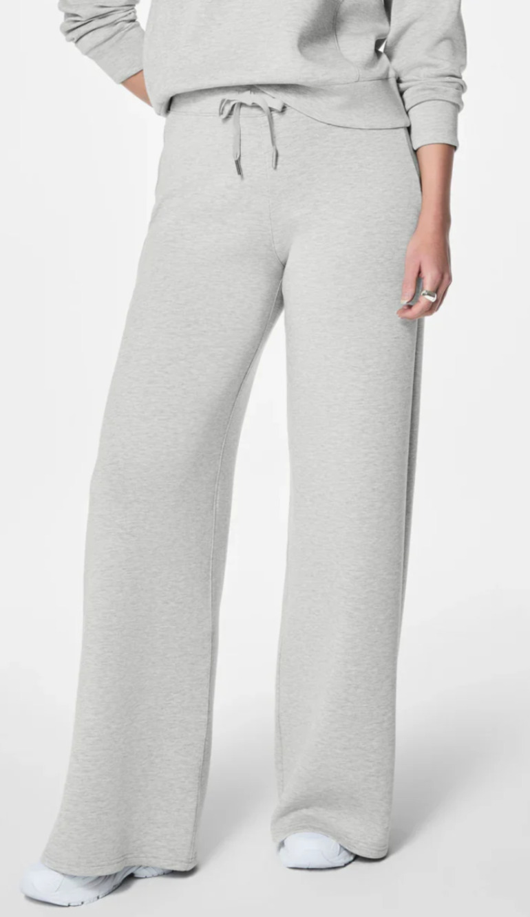Spanx Grey Air Essentials Wide leg Pants